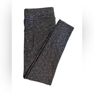 Kyodan Black & Purple Speckle Print Leggings – Size Large